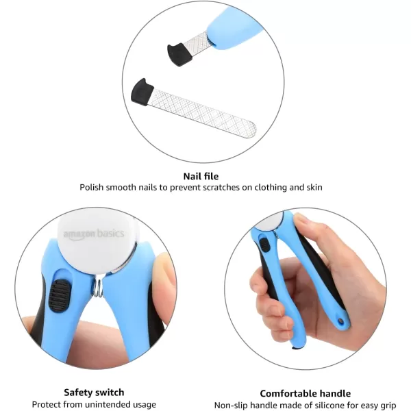 Amazon Basics Pet Nail Clipper and File Professional Grooming Tool with NonSlip Handle and Safety GuardAmazon Basics Pet Nail Clipper and File Professional Grooming Tool with NonSlip Handle and Safety Guard