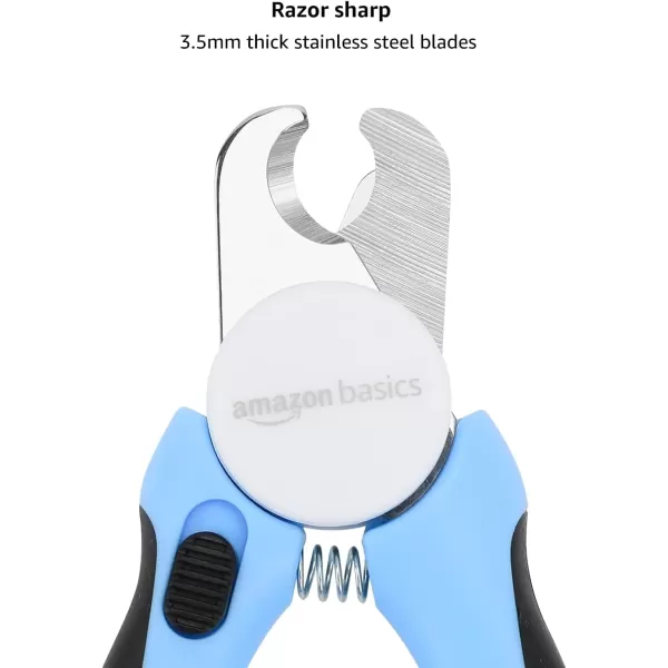 Amazon Basics Pet Nail Clipper and File Professional Grooming Tool with NonSlip Handle and Safety GuardAmazon Basics Pet Nail Clipper and File Professional Grooming Tool with NonSlip Handle and Safety Guard