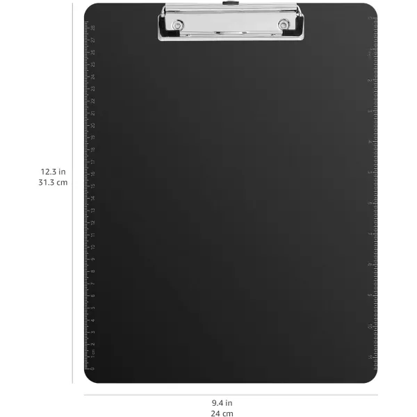Amazon Basics Plastic Clipboards Low Profile Clip Clipboard for Classrooms Office Restaurants Doctor Offices 2Pack BlackAmazon Basics Plastic Clipboards Low Profile Clip Clipboard for Classrooms Office Restaurants Doctor Offices 2Pack Black