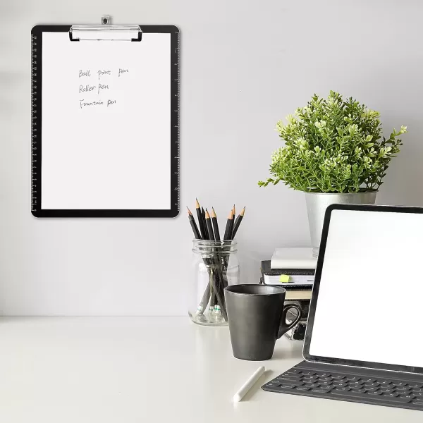 Amazon Basics Plastic Clipboards Low Profile Clip Clipboard for Classrooms Office Restaurants Doctor Offices 2Pack BlackAmazon Basics Plastic Clipboards Low Profile Clip Clipboard for Classrooms Office Restaurants Doctor Offices 2Pack Black
