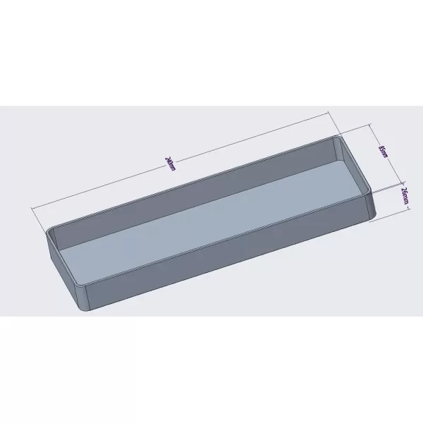 Amazon Basics Plastic Desk Organizer  Magazine Rack Black 2PackHalf Accessory Tray
