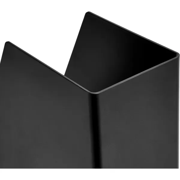 Amazon Basics Plastic Desk Organizer  Magazine Rack Black 2PackMagazine Rack