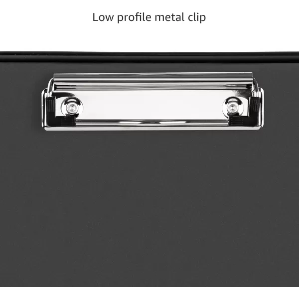 Amazon Basics Plastic Storage ClipboardBlack 2PackAmazon Basics Plastic Storage ClipboardBlack 2Pack