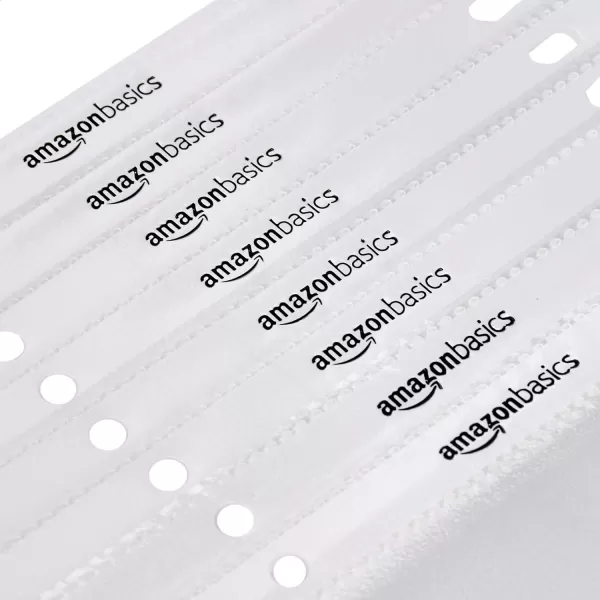 Amazon Basics Polypropylene PP Sheet Protector NonGlare 200 Pack Clear500  Pack