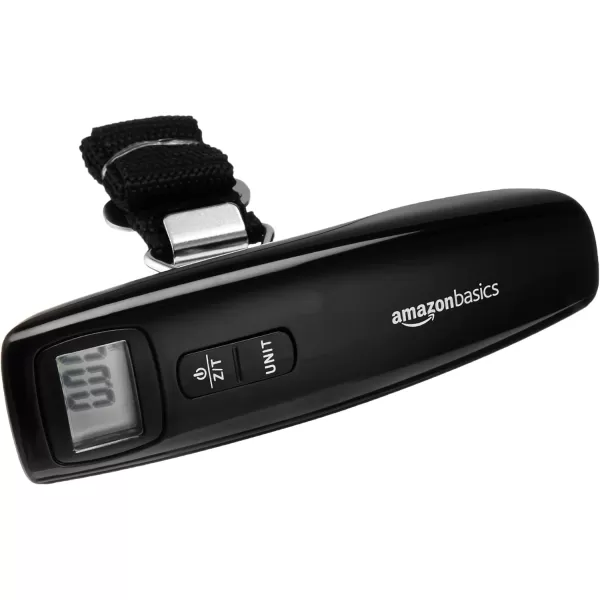 Amazon Basics Portable Digital Luggage Weight Scale One Size BlackAmazon Basics Portable Digital Luggage Weight Scale One Size Black