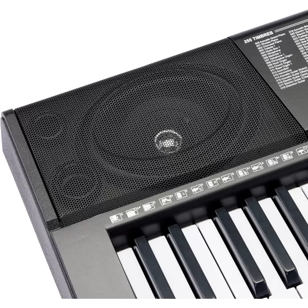 Amazon Basics Portable Digital Piano Keyboard with 61 Keys Built In Speakers and Songs for Learning BlackAmazon Basics Portable Digital Piano Keyboard with 61 Keys Built In Speakers and Songs for Learning Black