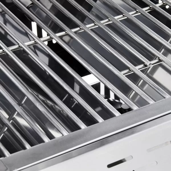 Amazon Basics Portable Propane Stainless Steel Tabletop Gas Grill 2 Burner11Piece Stainless Steel Barbeque Grilling Tool Set with Carry BagAmazon Basics Portable Propane Stainless Steel Tabletop Gas Grill 2 Burner11Piece Stainless Steel Barbeque Grilling Tool Set with Carry Bag