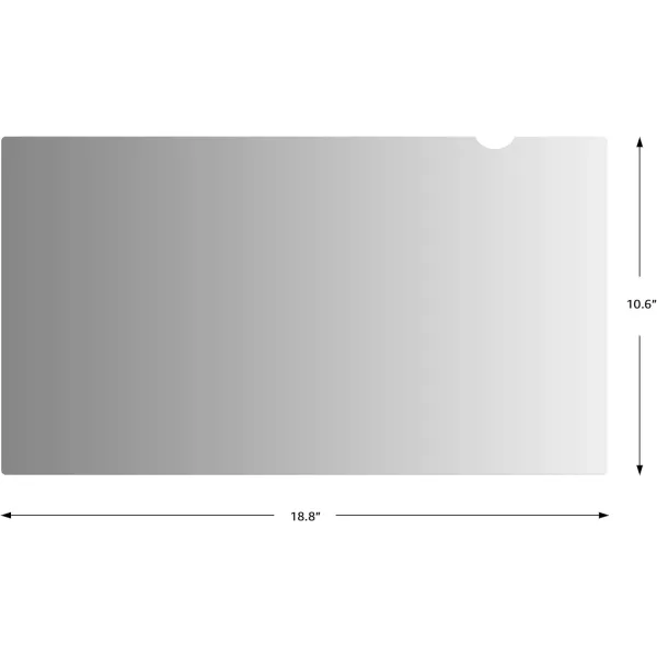 Amazon Basics Privacy Screen Filter  22 Inch 169 Widescreen Monitor Anti Glare amp Blue Light Filter 22 inch 169 1876 x 1056169 Widescreen Monitor 22 Inch 169 