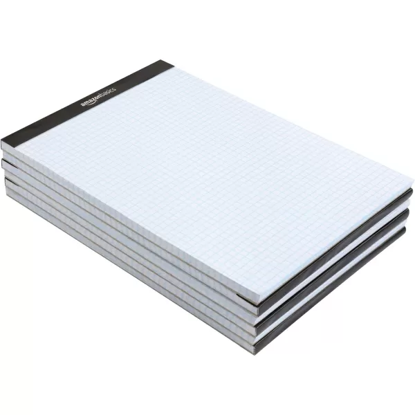 Amazon Basics Quad Ruled Graph Paper Pad 600 Count 6 pack of 100 Sheets White Letter Size 85 x 11InchAmazon Basics Quad Ruled Graph Paper Pad 600 Count 6 pack of 100 Sheets White Letter Size 85 x 11Inch