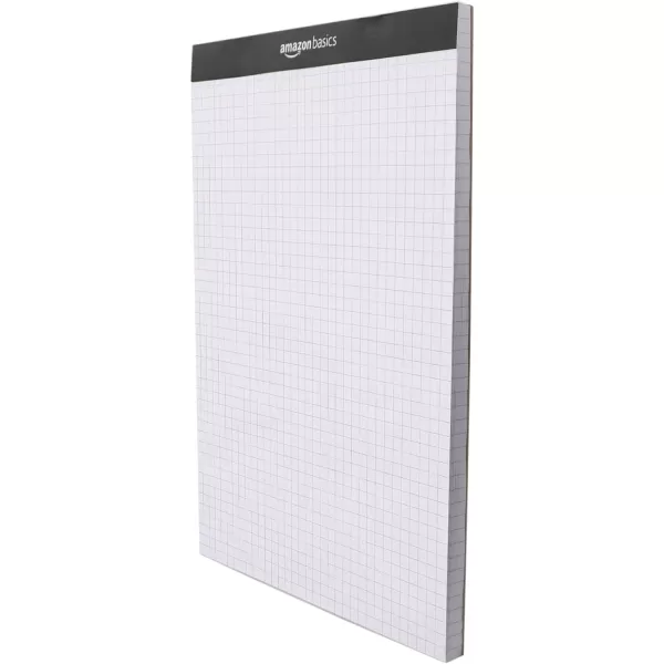 Amazon Basics QuadRuled Graph Paper Pad Pack of 2 85 Inch x 1175 Inch WhiteAmazon Basics QuadRuled Graph Paper Pad Pack of 2 85 Inch x 1175 Inch White