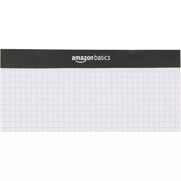 Amazon Basics QuadRuled Graph Paper Pad Pack of 2 85 Inch x 1175 Inch WhiteAmazon Basics QuadRuled Graph Paper Pad Pack of 2 85 Inch x 1175 Inch White