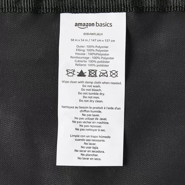 Amazon Basics Quilted Water Resistant Hammock Car Backseat Cover Standard 58 x 5458 x 54