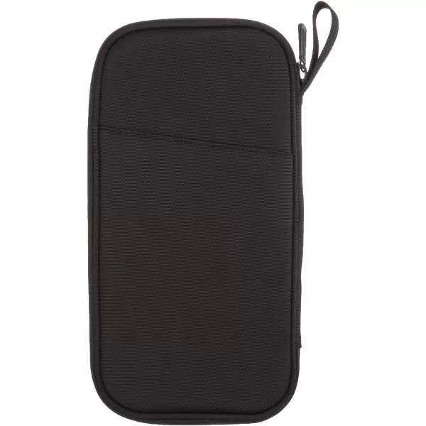 Amazon Basics RFID Travel Passport Wallet Organizer 10 x 5 Inches Black SolidAmazon Basics RFID Travel Passport Wallet Organizer 10 x 5 Inches Black Solid