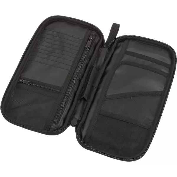 Amazon Basics RFID Travel Passport Wallet Organizer 10 x 5 Inches Black SolidAmazon Basics RFID Travel Passport Wallet Organizer 10 x 5 Inches Black Solid