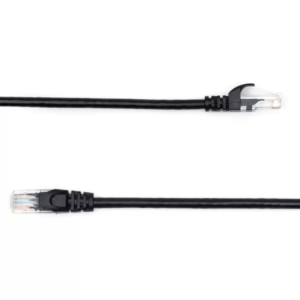 Amazon Basics RJ45 Cat 6 Ethernet Patch Cable 10Gpbs HighSpeed Cable 250MHz Snagless 3 Foot Black1Pack 3 Feet