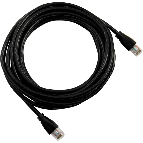 Amazon Basics RJ45nbspCat6nbspEthernetnbspPatch Cable 1Gpbs Transfer Speed GoldPlated Connectors 50 Foot For PC TV tablet router printer14 Foot 10Pack Black