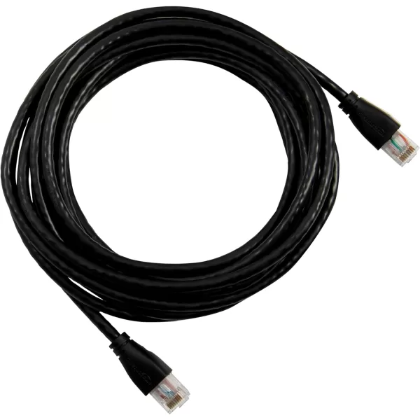 Amazon Basics RJ45nbspCat6nbspEthernetnbspPatch Cable 1Gpbs Transfer Speed GoldPlated Connectors 50 Foot For PC TV tablet router printer14 Foot 1Pack Black