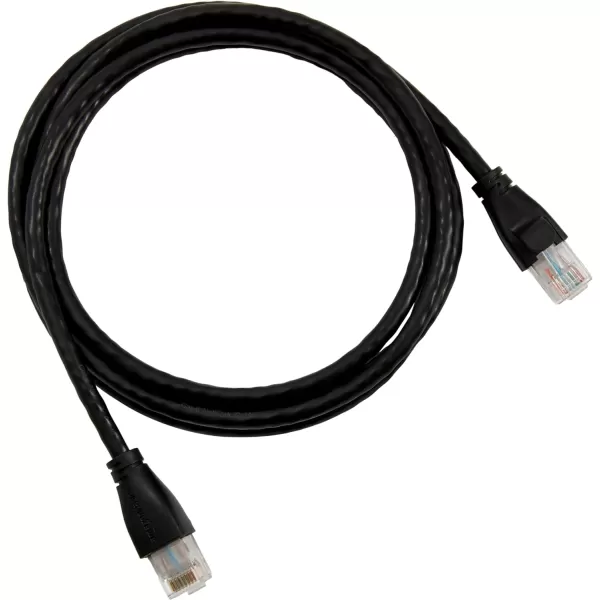 Amazon Basics RJ45nbspCat6nbspEthernetnbspPatch Cable 1Gpbs Transfer Speed GoldPlated Connectors 50 Foot For PC TV tablet router printer5 Foot 180Pack Black
