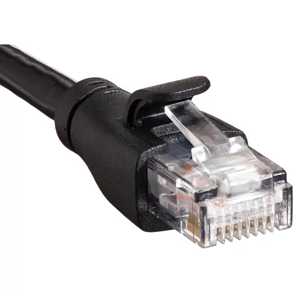 Amazon Basics RJ45nbspCat6nbspEthernetnbspPatch Cable 1Gpbs Transfer Speed GoldPlated Connectors 50 Foot For PC TV tablet router printer50 Foot 10Pack Black