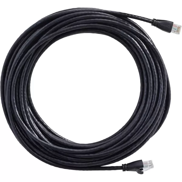 Amazon Basics RJ45nbspCat6nbspEthernetnbspPatch Cable 1Gpbs Transfer Speed GoldPlated Connectors 50 Foot For PC TV tablet router printer50 Foot 1Pack Black