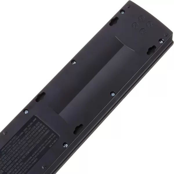 Amazon Basics Rectangular 12Outlet Power Strip Surge Protector  4320 Joule 10Foot Cord Black12foot Cord