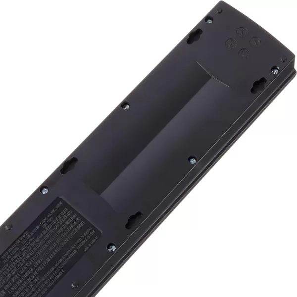 Amazon Basics Rectangular 12Outlet Power Strip Surge Protector  4320 Joule 10Foot Cord Black6foot Cord