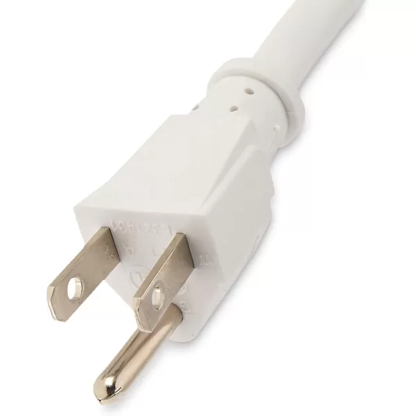 Amazon Basics Rectangular 6Outlet Surge Protector Power Strip 6Foot Long Cord 790 Joule  WhiteWhite 10Pack Strip