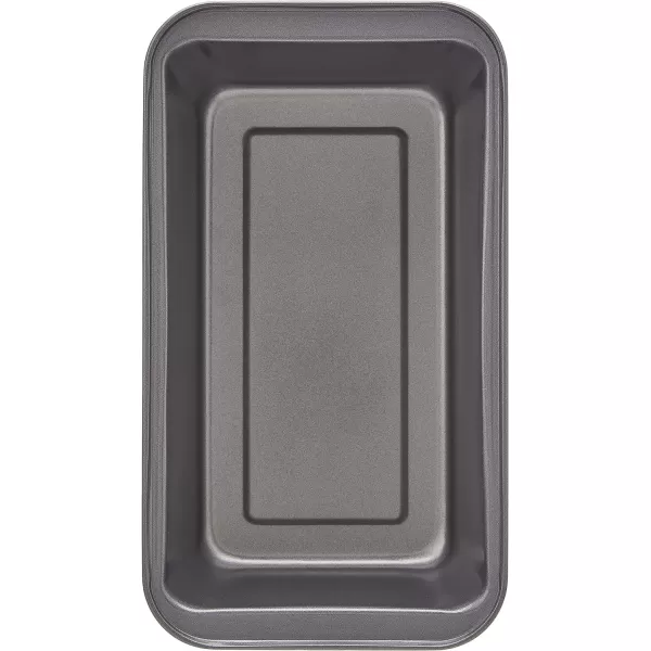 Amazon Basics Rectangular Baking Bread Loaf Pan 95 x 5 Inch Set of 2 GrayLoaf Pan