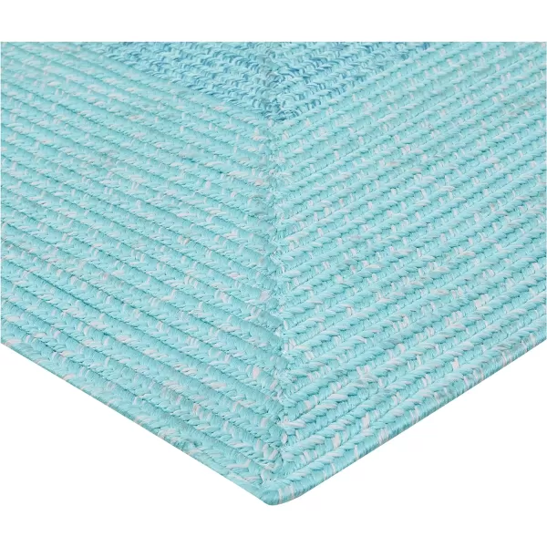 Amazon Basics Rectangular Outdoor Rug For Patio and Balcony TwoTone Grey 13 ft L x 9 ft WGradient Blue