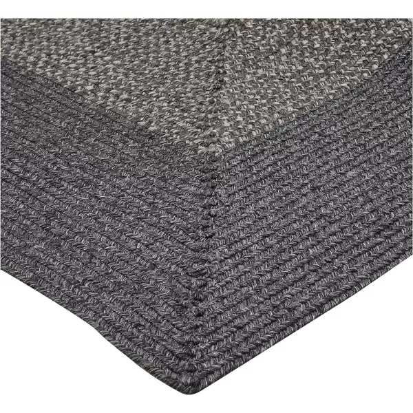Amazon Basics Rectangular Outdoor Rug For Patio and Balcony TwoTone Grey 13 ft L x 9 ft WGradient Grey
