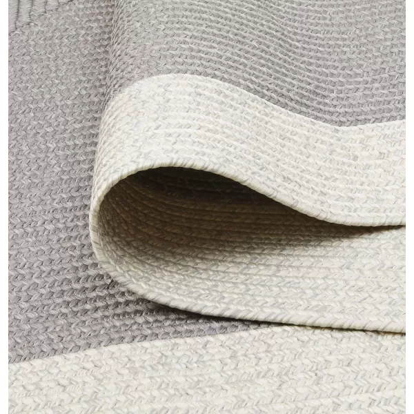 Amazon Basics Rectangular Outdoor Rug For Patio and Balcony TwoTone Grey 13 ft L x 9 ft WTwotone Grey