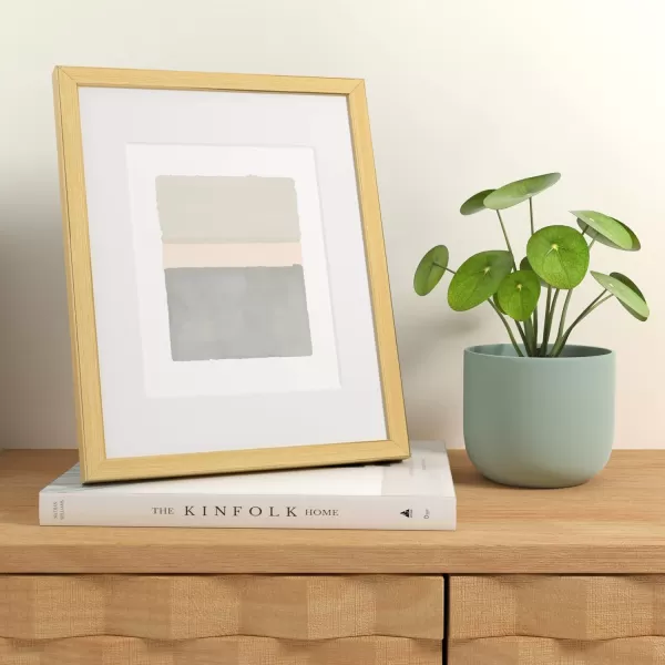 Amazon Basics Rectangular Photo Picture Frame 11 x 14 or 8 x 10 with mat Pack of 2 Gold 1228 x 1518 inches11 x 14 or 8 x 10 Gold