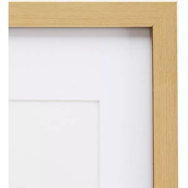 Amazon Basics Rectangular Photo Picture Frame 11 x 14 or 8 x 10 with mat Pack of 2 Gold 1228 x 1518 inches11 x 14 or 8 x 10 Gold