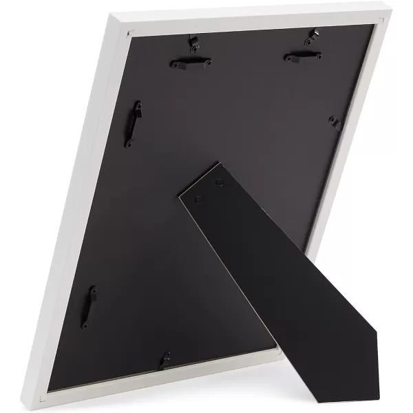 Amazon Basics Rectangular Photo Picture Frame 11 x 14 or 8 x 10 with mat Pack of 2 Gold 1228 x 1518 inches11 x 14 or 8 x 10 White