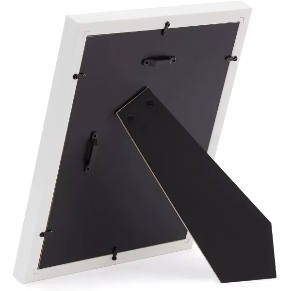 Amazon Basics Rectangular Photo Picture Frame 11 x 14 or 8 x 10 with mat Pack of 2 Gold 1228 x 1518 inches8 x 10 or 5 x 7 White