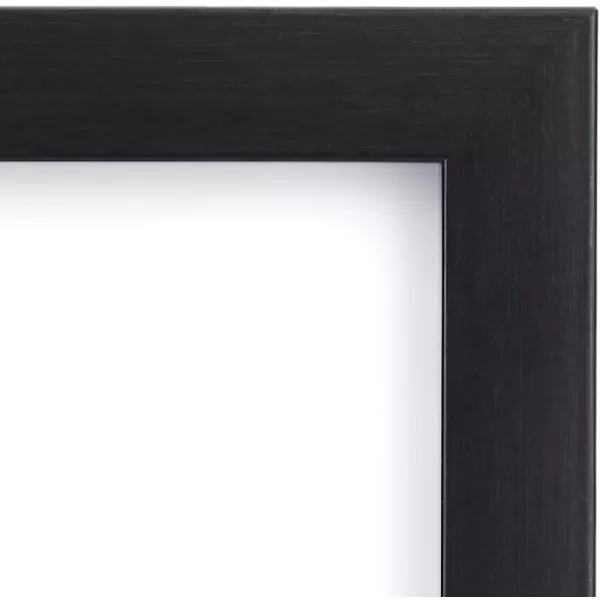 Amazon Basics Rectangular Photo Picture Frame 5 x 7 Pack of 2 BlackBlack 5 x 7
