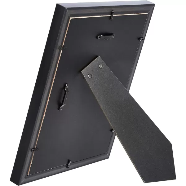 Amazon Basics Rectangular Photo Picture Frame 5 x 7 Pack of 2 BlackBlack 8 x 10