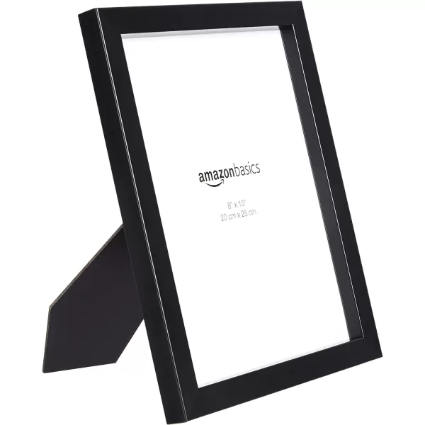 Amazon Basics Rectangular Photo Picture Frame 5 x 7 Pack of 2 BlackBlack 8 x 10