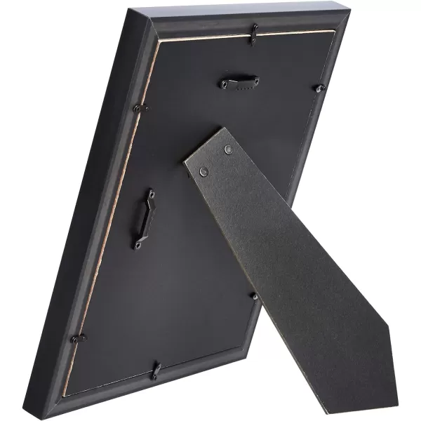 Amazon Basics Rectangular Photo Picture Frame 5 x 7 Pack of 2 BlackBlack 8 x 10