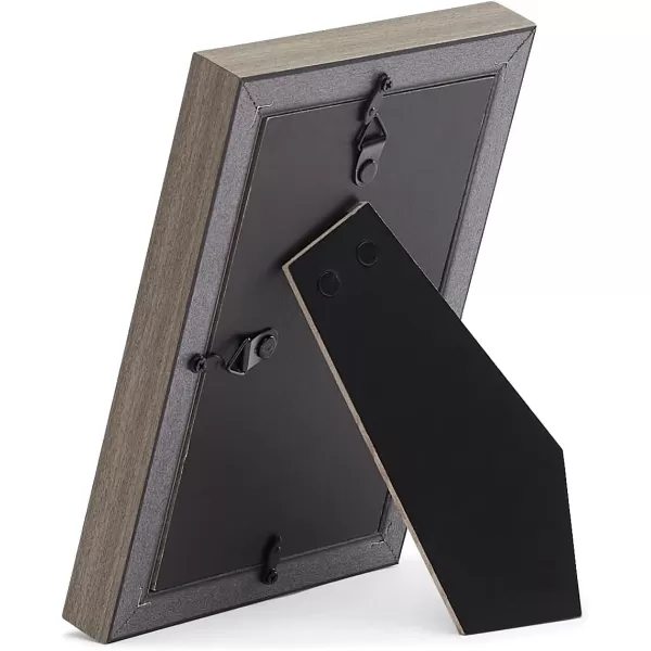 Amazon Basics Rectangular Photo Picture Frame 8 x 10 Pack of 5 Gold 92 x 112 inches4 x 6 Barnwood