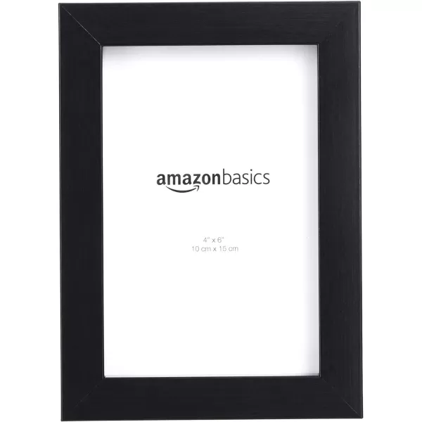 Amazon Basics Rectangular Photo Picture Frame 8 x 10 Pack of 5 Gold 92 x 112 inches4 x 6 Black
