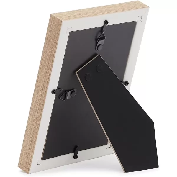 Amazon Basics Rectangular Photo Picture Frame 8 x 10 Pack of 5 Gold 92 x 112 inches4 x 6 Natural