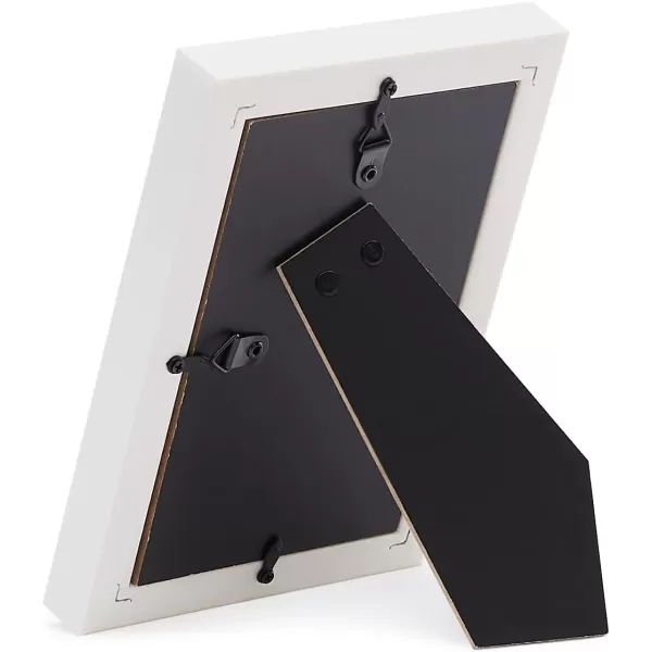 Amazon Basics Rectangular Photo Picture Frame 8 x 10 Pack of 5 Gold 92 x 112 inches4 x 6 White