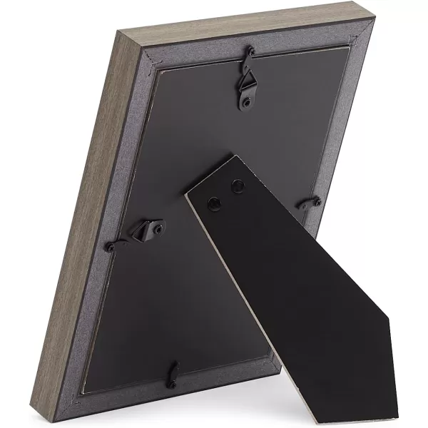 Amazon Basics Rectangular Photo Picture Frame 8 x 10 Pack of 5 Gold 92 x 112 inches5 x 7 Barnwood
