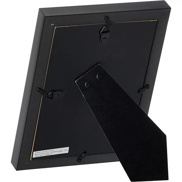 Amazon Basics Rectangular Photo Picture Frame 8 x 10 Pack of 5 Gold 92 x 112 inches5 x 7 Black
