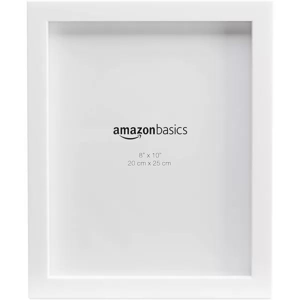 Amazon Basics Rectangular Photo Picture Frame 8 x 10 Pack of 5 Gold 92 x 112 inches8 x 10 White
