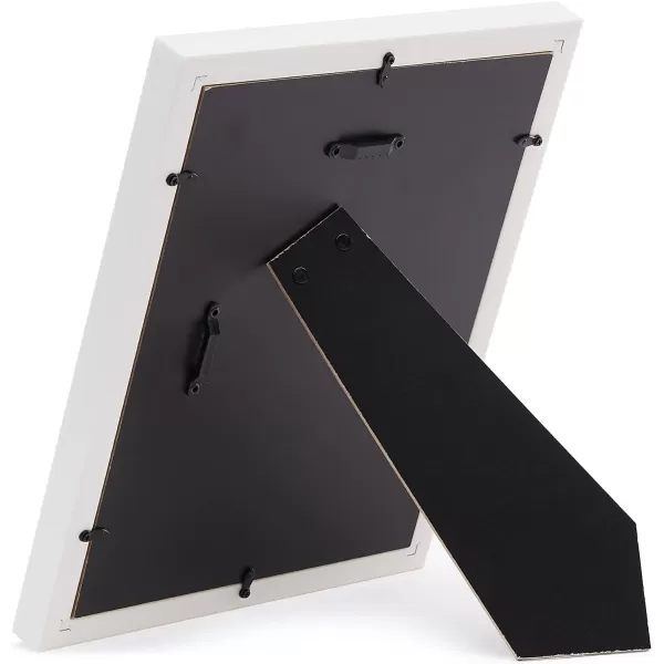 Amazon Basics Rectangular Photo Picture Frame 8 x 10 Pack of 5 Gold 92 x 112 inches8 x 10 White
