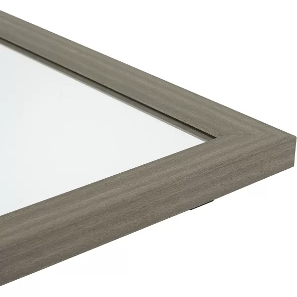 Amazon Basics Rectangular Wall Mount Mirror 24 x 36 Peaked Trim BlackBarnwood 16 x 20 Wide Trim Wall Mirror