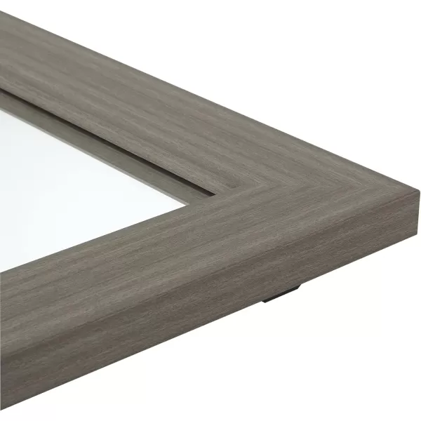Amazon Basics Rectangular Wall Mount Mirror 24 x 36 Peaked Trim BlackBarnwood 20 x 28 Wide Trim Wall Mirror