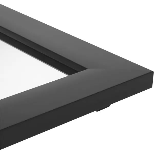 Amazon Basics Rectangular Wall Mount Mirror 24 x 36 Peaked Trim BlackBlack 16 x 20 Wide Trim Wall Mirror